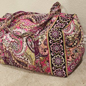 Vera Bradley Very Berry Paisley Weekender Duffle RETIRED
